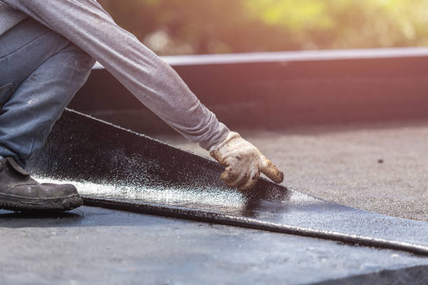 Professional Crawl Space Encapsulation technician working in Perth Amboy, NJ